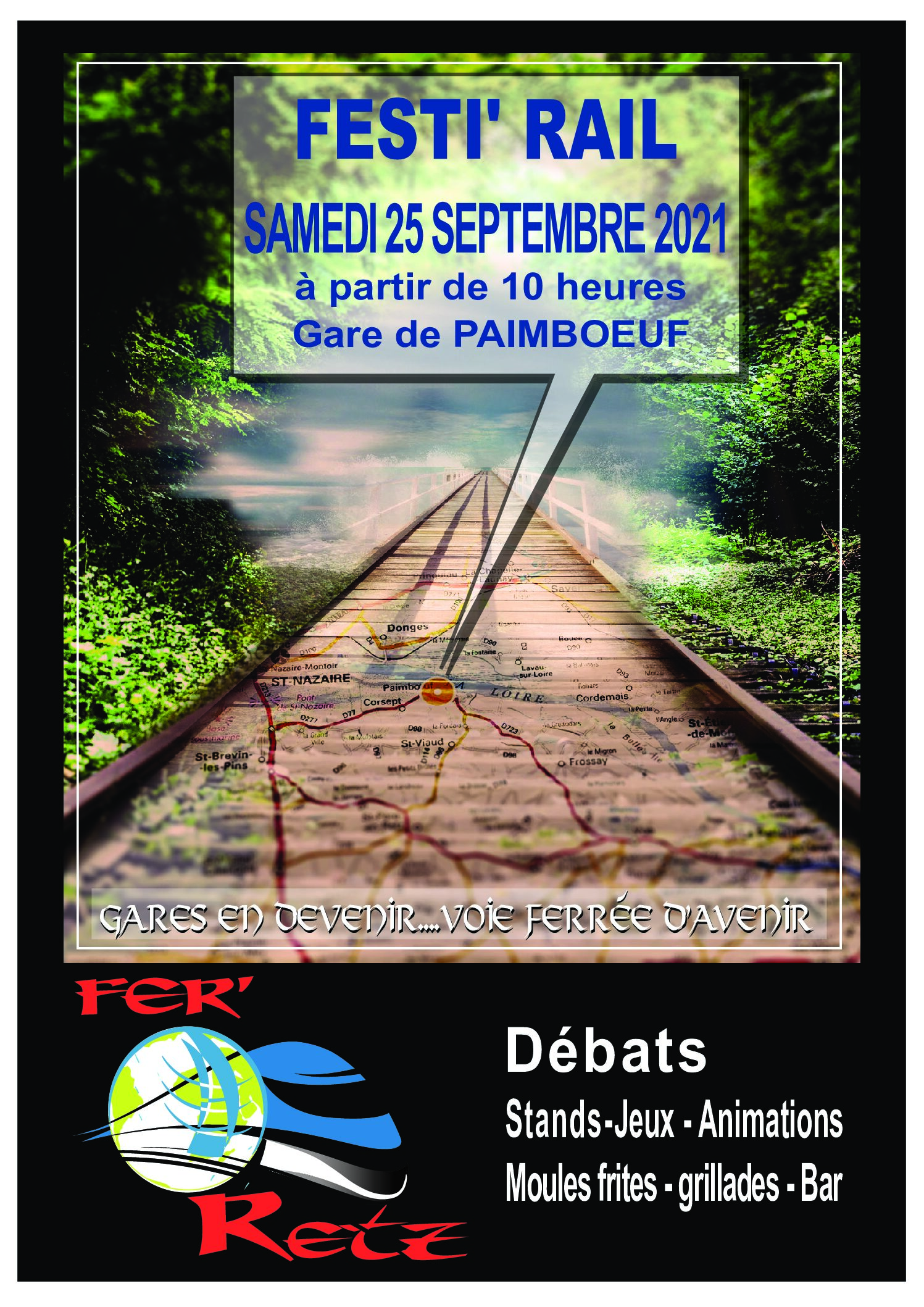 Retour sur la gare de Paimboeuf et son Festi'rail de septembre 2021