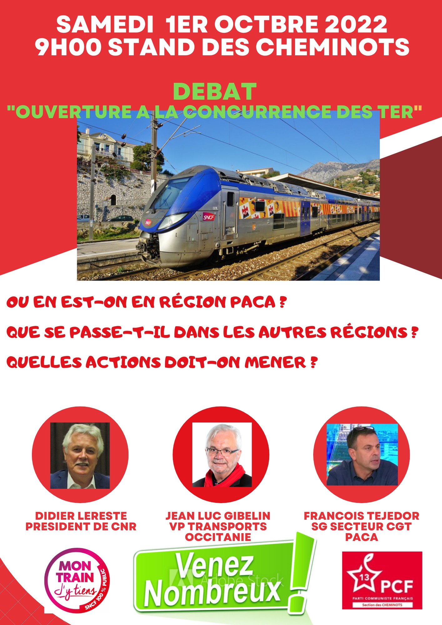 Retour sur le débat sur la concurrence dans les TER en PACA du 1er octobre 2022