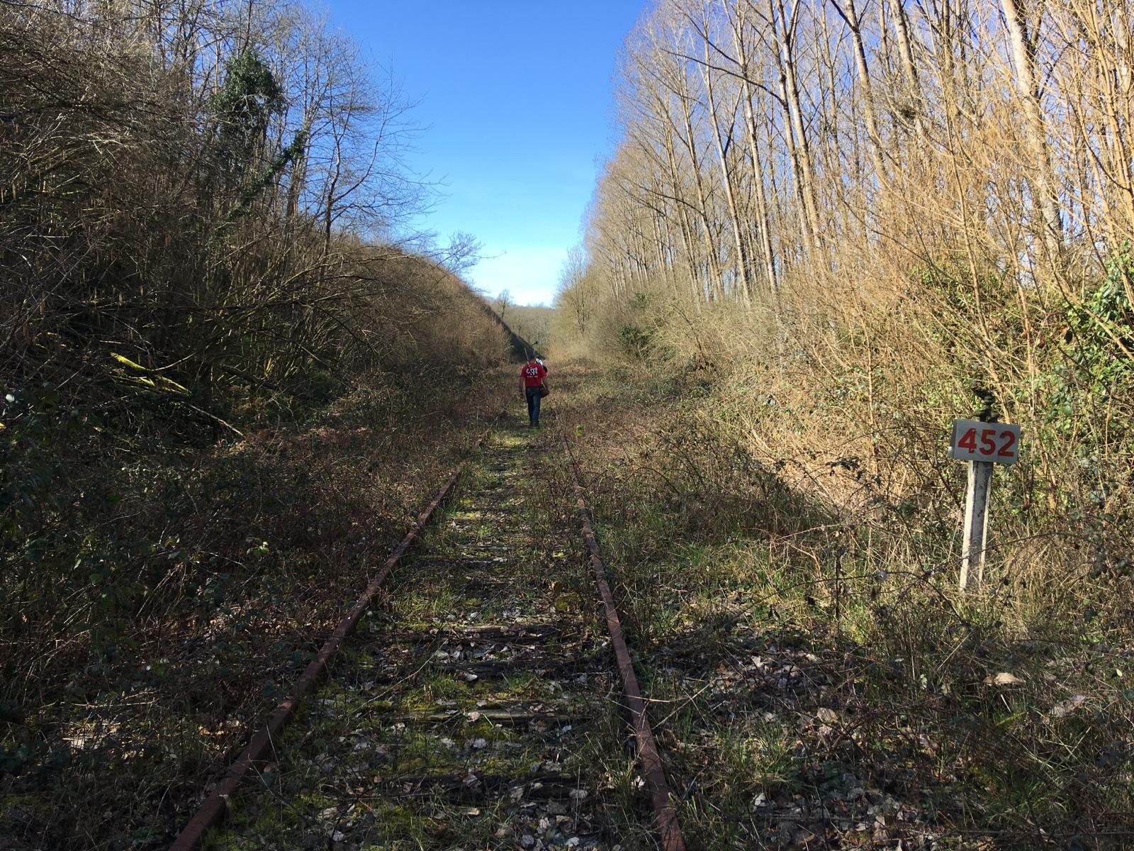 Le 28 septembre 2024, manifestation à Cazères-sur-l'Adour pour la réouverture de la ligne ferroviaire Morcenx/Bagnères-de-Bigorre