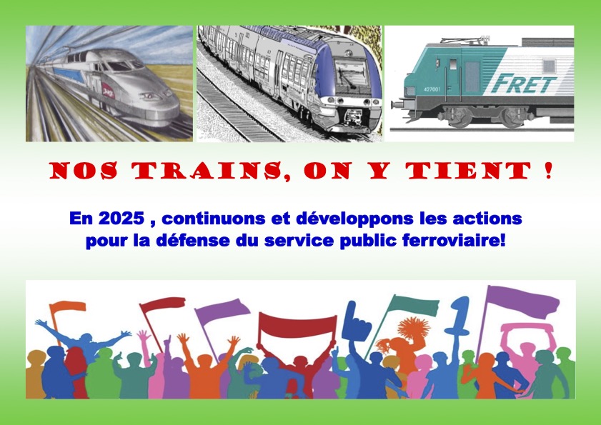 Voeux de la Convergence Nationale Rail pour l'année 2025