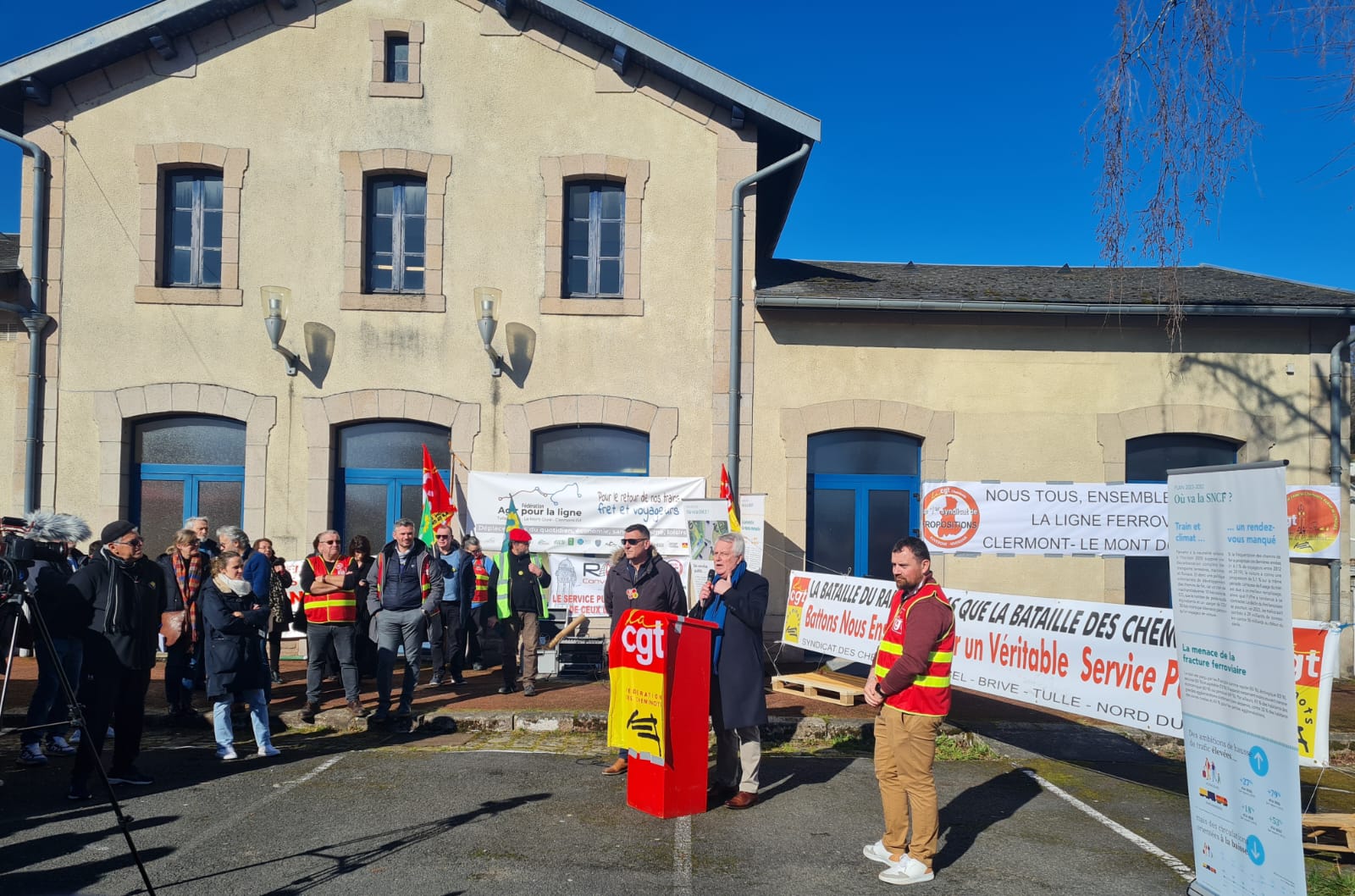 Intervention de la CNR au rassemblement d'Ussel du 14 février 2025